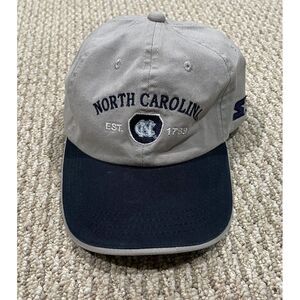 University Of North Carolina Tar‎ Heels Starter Strapback Cap Hat Grey